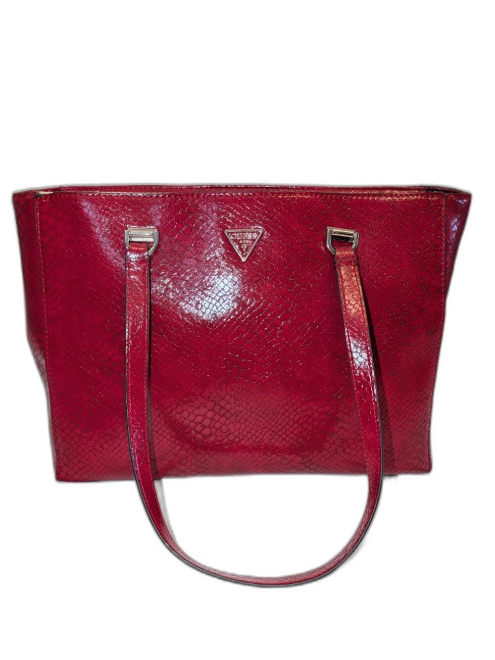 Guess | Moon Light Python Elite Tote in Red | One Size